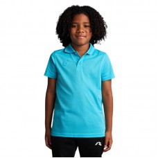 Детска Тениска MUSAI Polo Rangi Kids Fluor Turquoise
