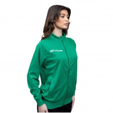 Дамски Суичър GIVOVA Giacca Revolution Verde/Verde Scuro