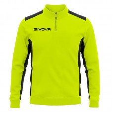 Детска Блуза GIVOVA Maglia Tecnica Half Zip Revolution In Pin Pan Giallo Fluo/Nero