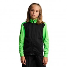 Детски Суичър MUSAI Saba Kids Jacket Black/Fluor Green