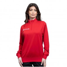 Дамска Блуза GIVOVA Maglia Tecnica Half Zip Revolution In Pin Pan Rosso/Rosso Scuro