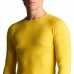 Мъжка Спортна Термо Блуза MUSAI Joto Thermal Long Sleeve T-Shirt Yellow