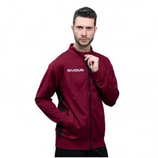 Мъжки Суичър GIVOVA Giacca Revolution Granata/Nero