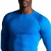 Мъжка Спортна Термо Блуза MUSAI Joto Thermal Long Sleeve T-Shirt Royal Blue