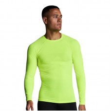 Мъжка Спортна Термо Блуза MUSAI Joto Thermal Long Sleeve T-Shirt Fluor Yellow