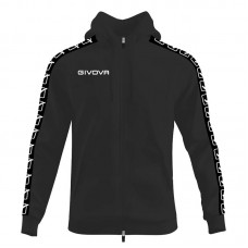 Дамски Суичър GIVOVA Felpa Full Zip Band Pastello 1010