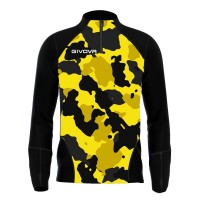 Мъжка Блуза GIVOVA Maglia Tecnica Half Zip Army 0710