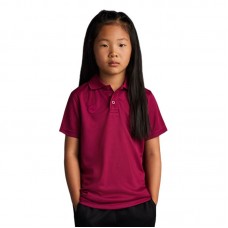 Детска Тениска MUSAI Polo Rangi Kids Burgundy