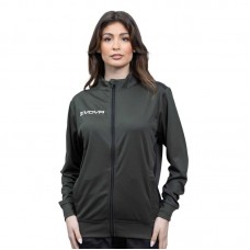 Дамски Суичър GIVOVA Giacca Revolution Verde Militare/Nero