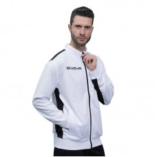 Мъжки Суичър GIVOVA Giacca Revolution Bianco/Nero