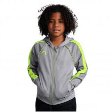 Детски Суичър MUSAI Afiki Kids Jacket Light Grey/Fluor Yellow