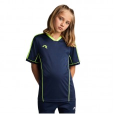 Детска Тениска MUSAI Afiki Kids T-Shirt Navy Blue/Fluor Yellow