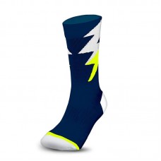 Чорапи ZEUS Calza Thunder Blu/Bianco