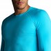 Мъжка Спортна Термо Блуза MUSAI Joto Thermal Long Sleeve T-Shirt Fluor Turquoise