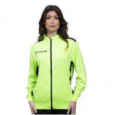 Дамски Суичър GIVOVA Giacca Revolution Giallo Fluo/Nero