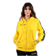 Дамски Суичър GIVOVA Felpa Full Zip Band Pastello 0077