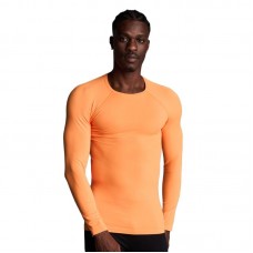Мъжка Спортна Термо Блуза MUSAI Joto Thermal Long Sleeve T-Shirt Fluor Orange