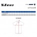 Мъжка Тениска ZEUS Polo Start Blu/Giallo Fluo