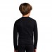 Детска Спортна Термо Блуза MUSAI Joto Thermal Long Sleeve Kids T-Shirt Black