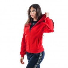 Дамски Суичър GIVOVA Felpa Full Zip Band 0012