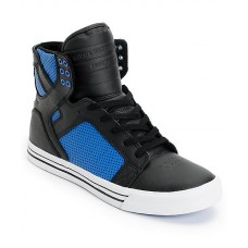 Supra Skytop - детски кецове - черно - синьо