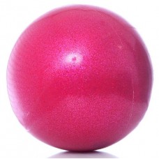 Гимнастическа топка - брокат, 18-20 см - розова 