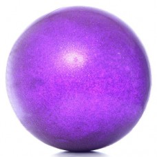 Гимнастическа топка - брокат, 18-20 см - лилава