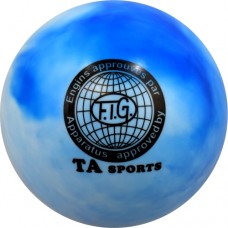 Гимнастическа топка - меланж, 20 см - синя
